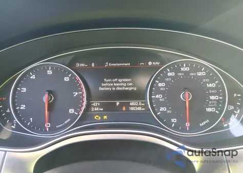 2014 Audi A6 2.0T Premium from USA, damaged, VIN WAUGFAFC3EN080504